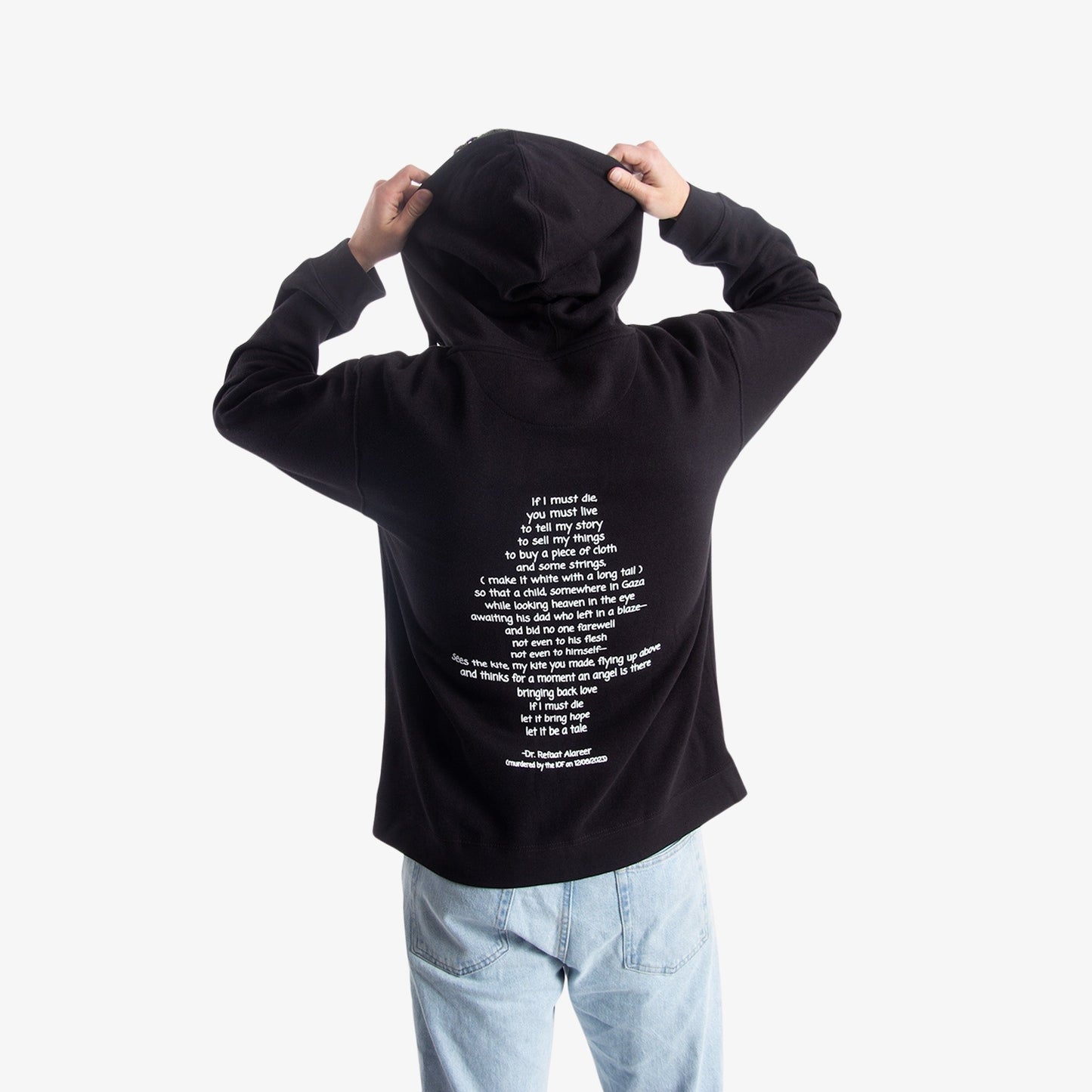 If I Must Die Zip - Up Hoodie (Dr. Refaat X WTP) Wear The Peace Hoodies S