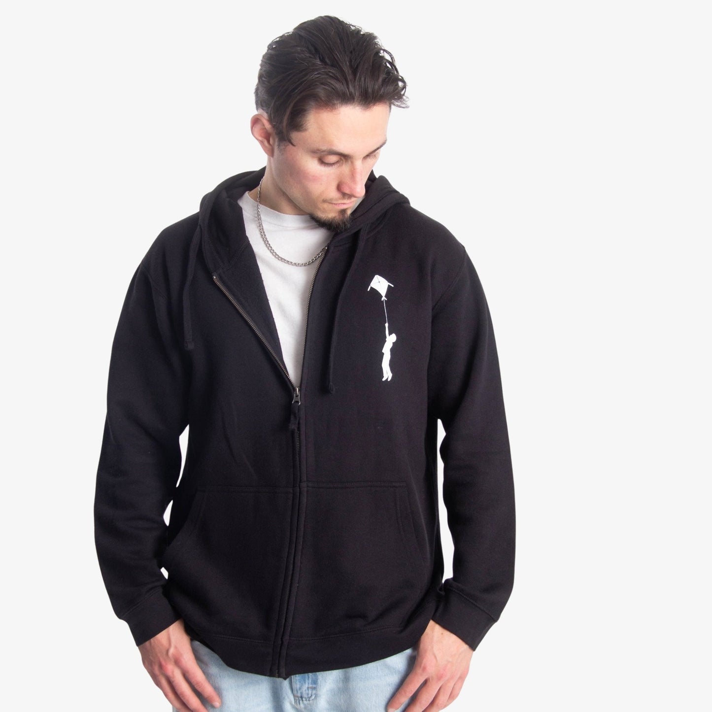 If I Must Die Zip - Up Hoodie (Dr. Refaat X WTP) Wear The Peace Hoodies S