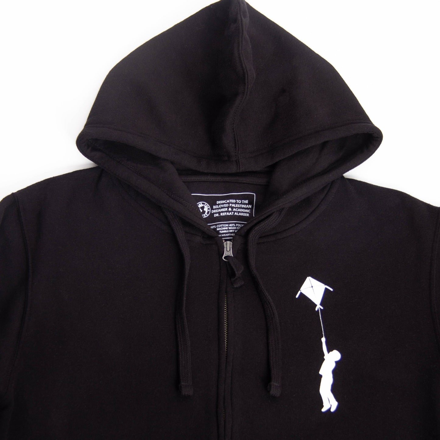 If I Must Die Zip - Up Hoodie (Dr. Refaat X WTP) Wear The Peace Hoodies S