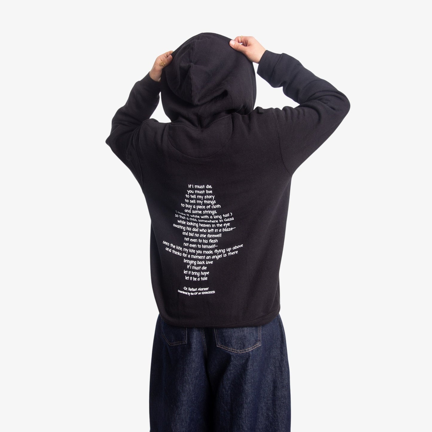 If I Must Die Zip - Up Hoodie (Dr. Refaat X WTP) Wear The Peace Hoodies S