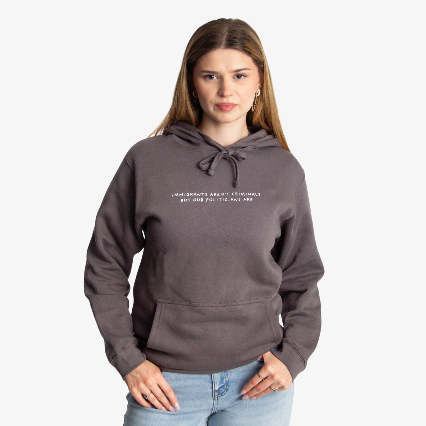 Immigrants Aren't Criminals Hoodie Wear The Peace Hoodies S