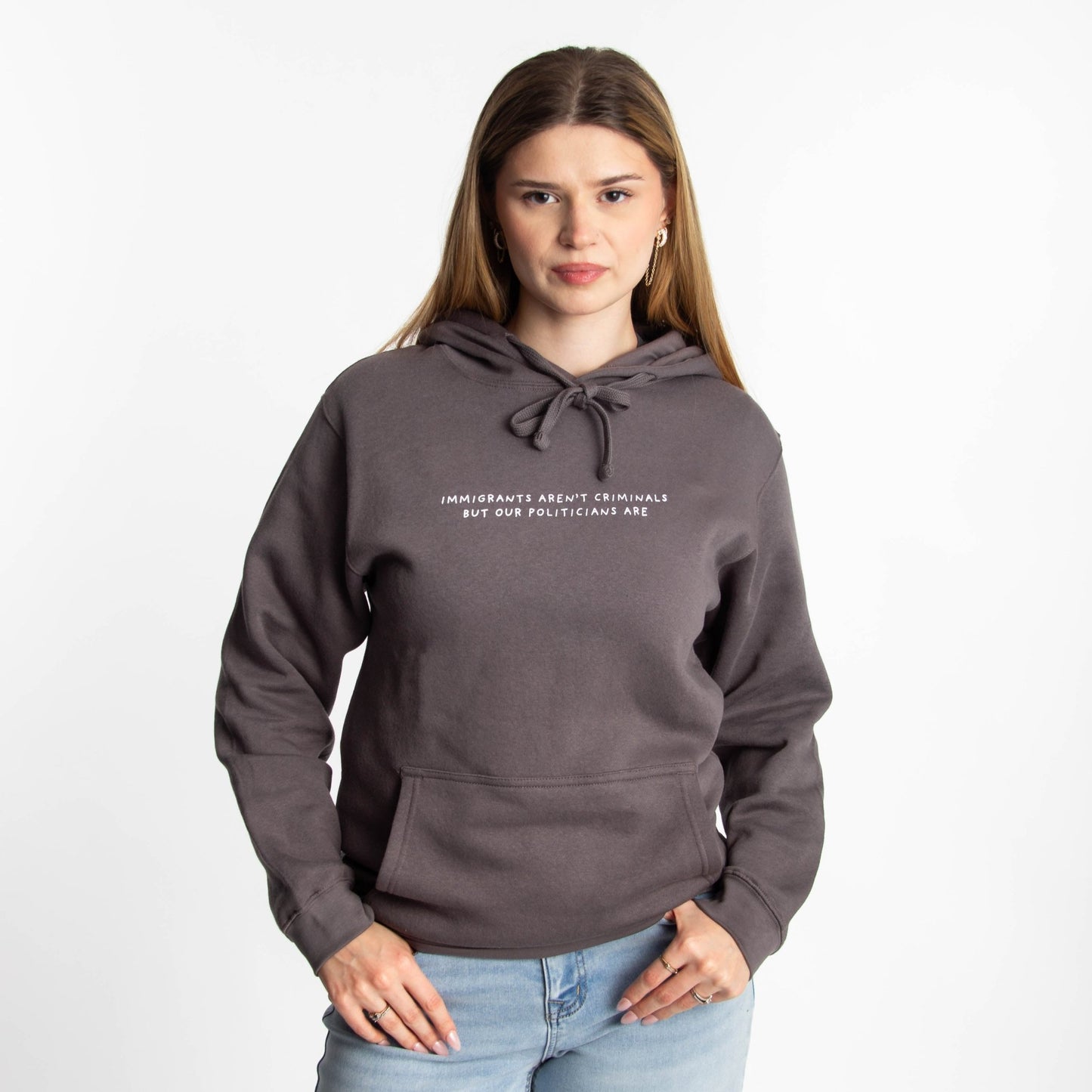 Immigrants Aren't Criminals Hoodie Wear The Peace Hoodies S