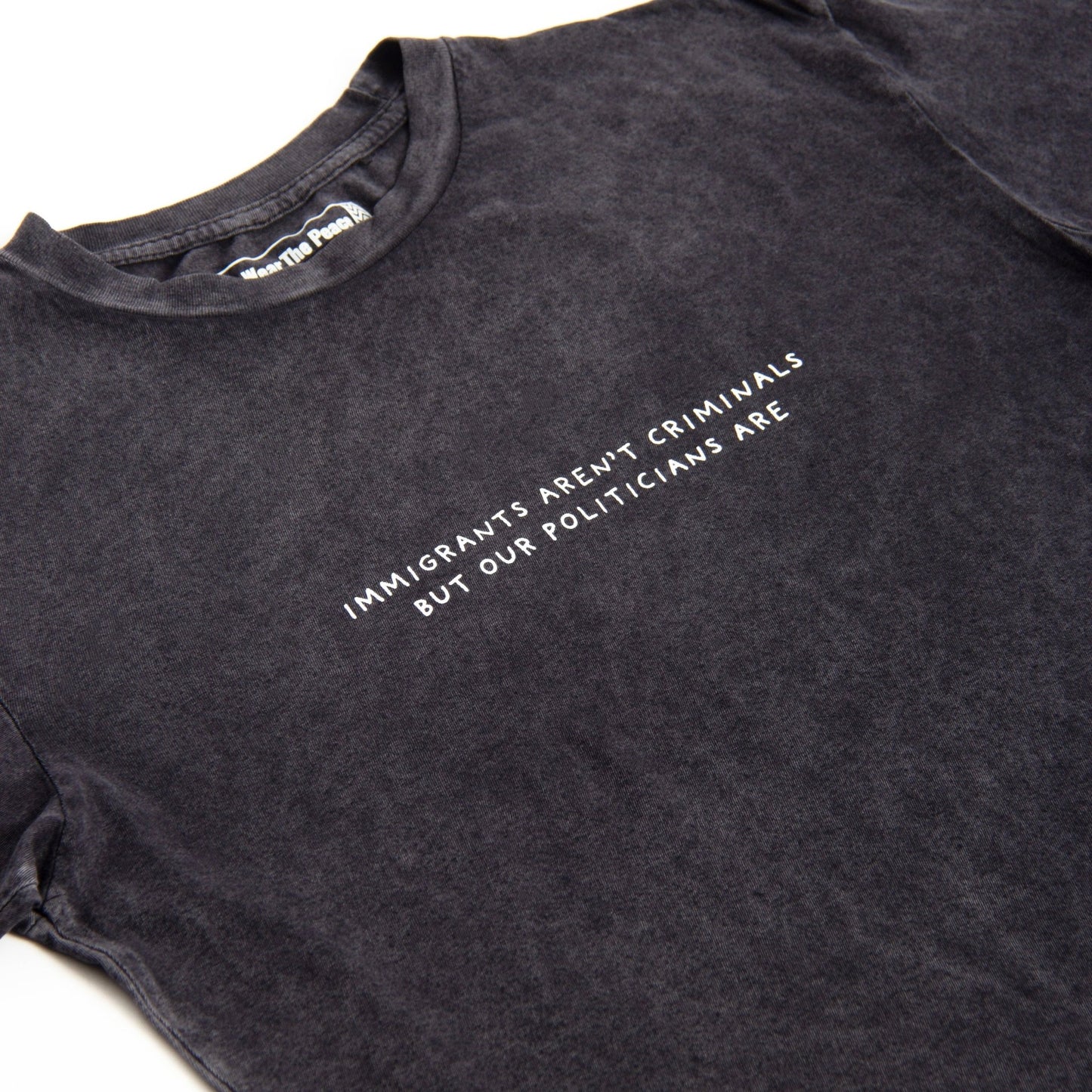 Immigrants Aren't Criminals Tee Wear The Peace Short Sleeves S