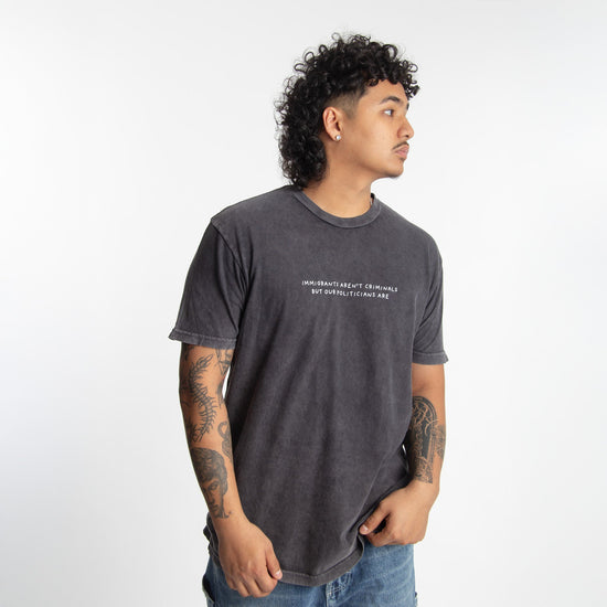 Immigrants Aren't Criminals Tee Wear The Peace Short Sleeves S