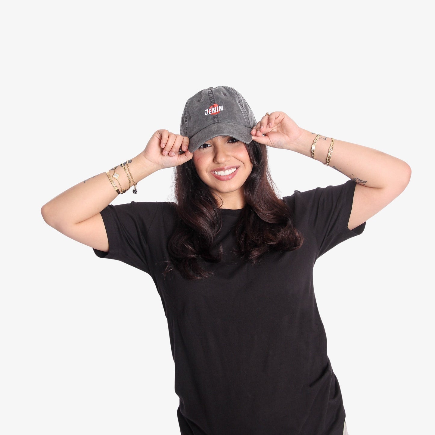 Jenin's Pomegranates Cap Wear The Peace Dad Caps