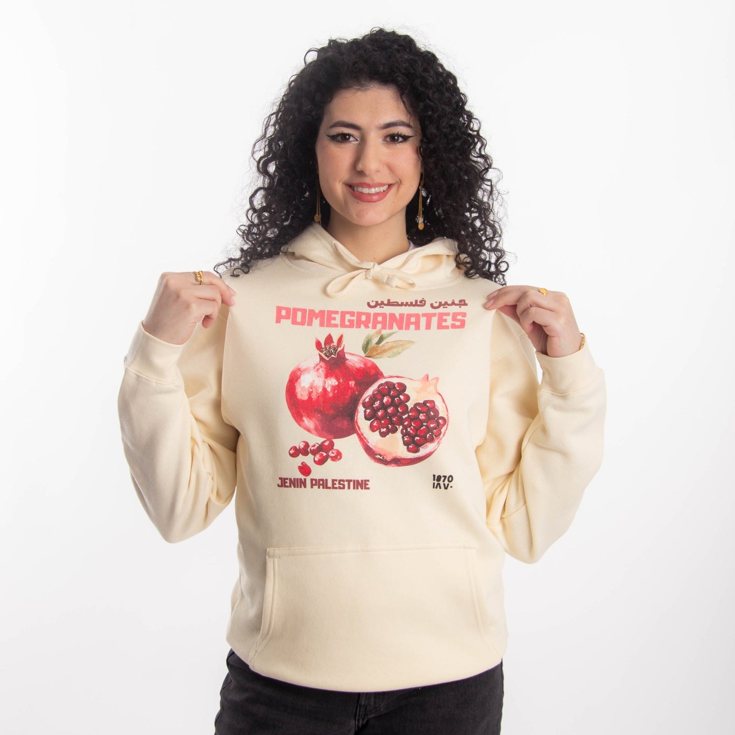 Jenin's Pomegranates Hoodie Wear The Peace Hoodies S