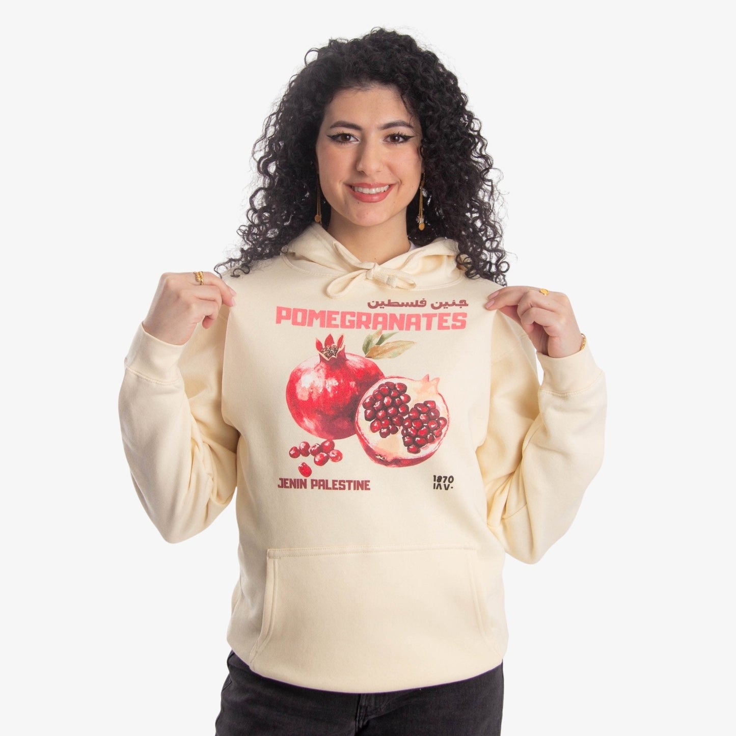 Jenin's Pomegranates Hoodie Wear The Peace Hoodies S