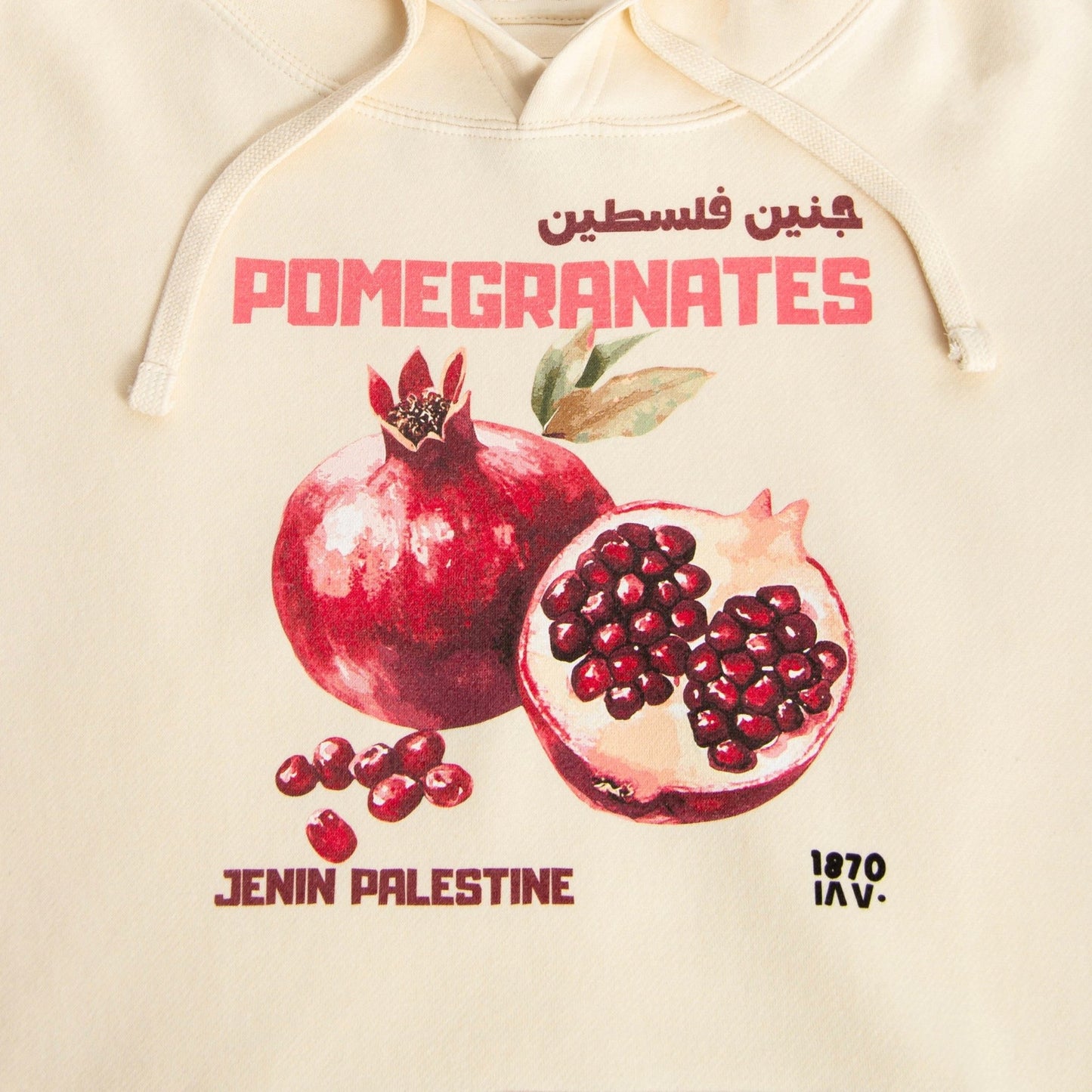 Jenin's Pomegranates Hoodie Wear The Peace Hoodies S