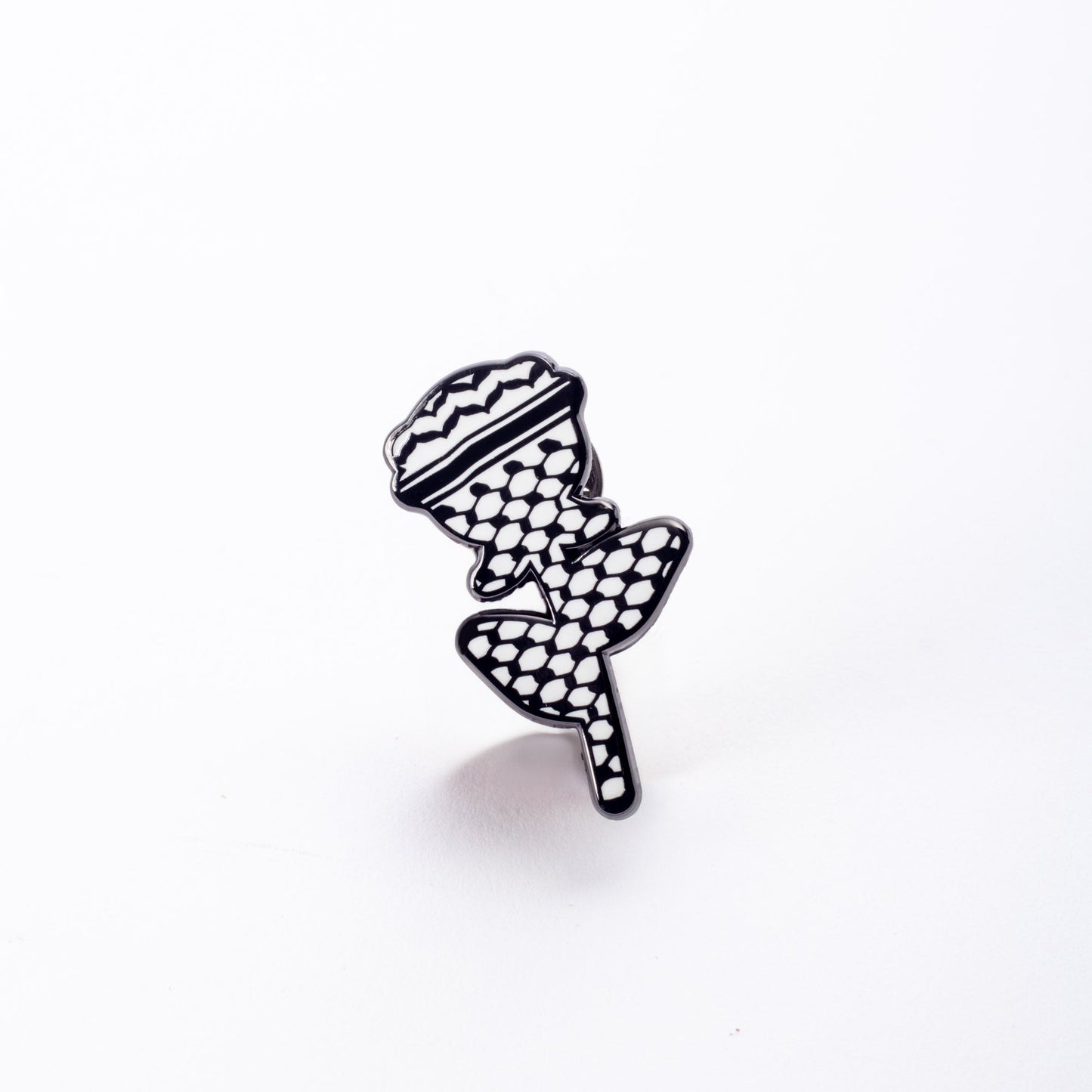 Kufiya Rose Pin Wear The Peace Pin