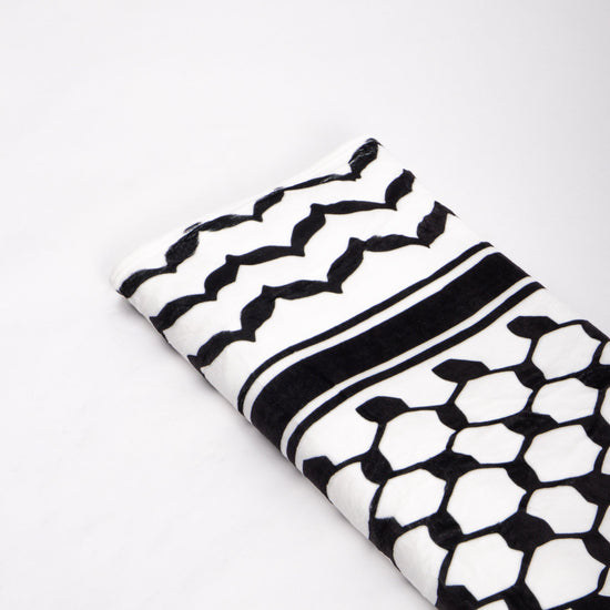 Kufiya Sherpa Blanket Wear The Peace Blanket