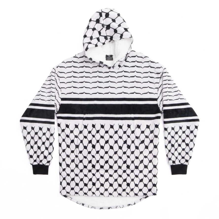 Kufiya Blanket Hoodie