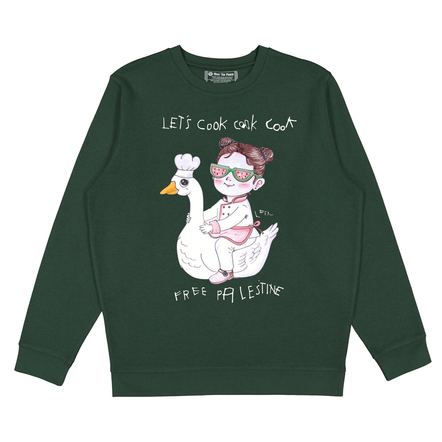 Let's Cook Crewneck (Leen X WTP) Wear The Peace Crewnecks S