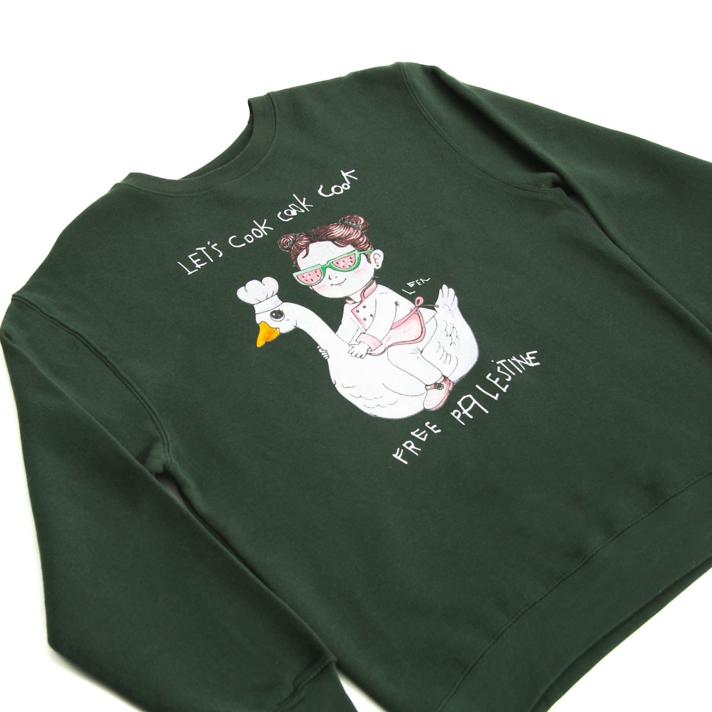 Let's Cook Crewneck (Leen X WTP) Wear The Peace Crewnecks S