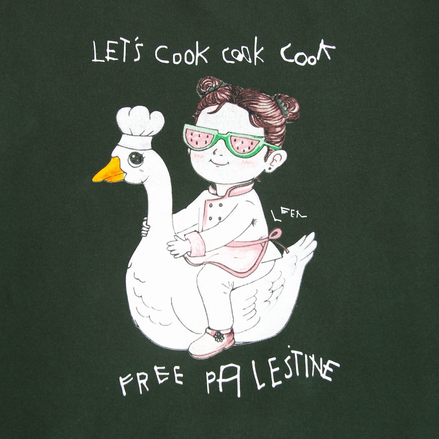 Let's Cook Crewneck (Leen X WTP) Wear The Peace Crewnecks S