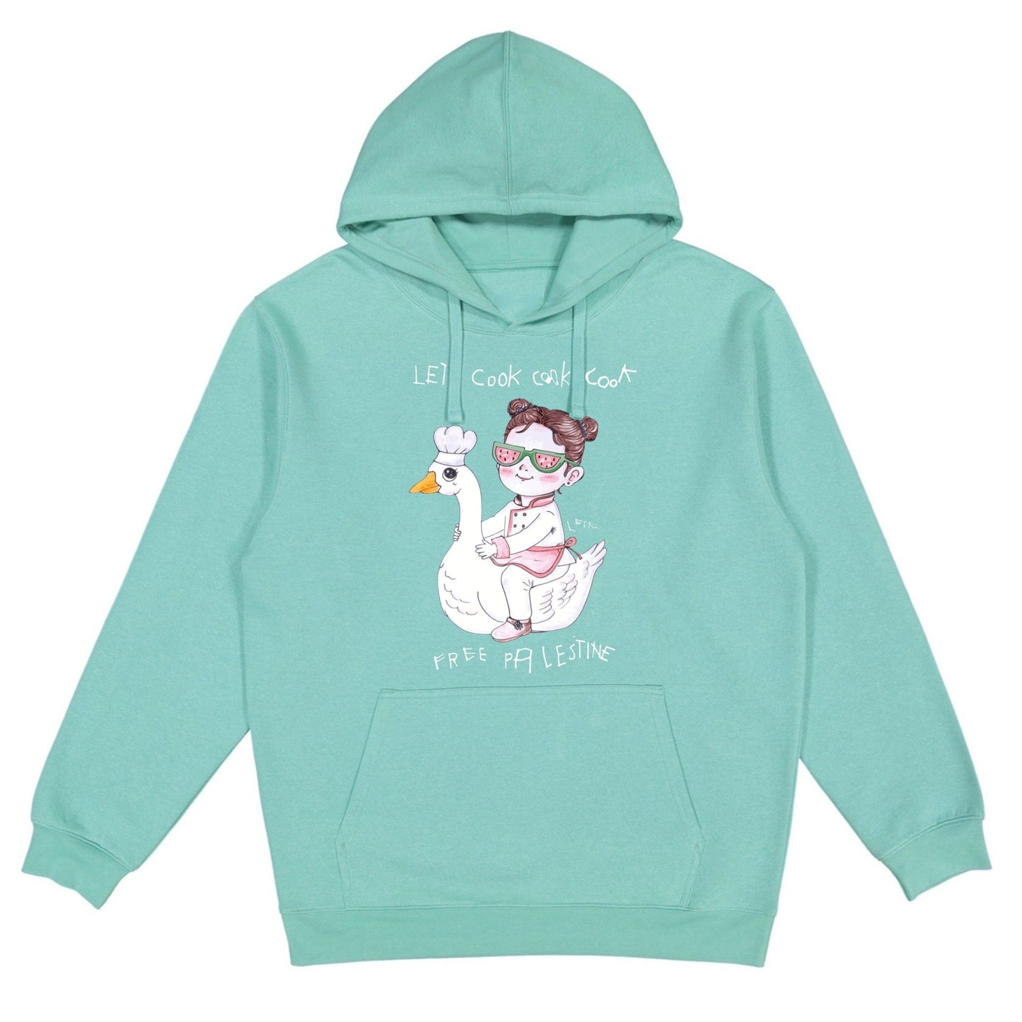 Let's Cook Hoodie (Leen X WTP) Wear The Peace Hoodies S
