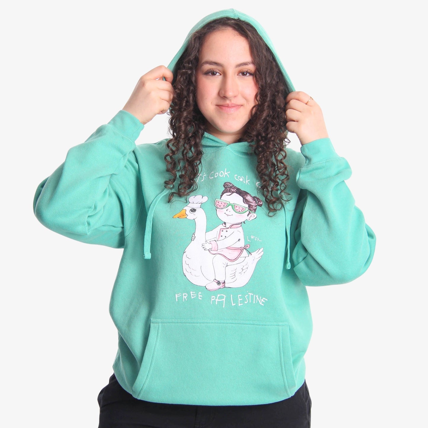 Let's Cook Hoodie (Leen X WTP) Wear The Peace Hoodies S