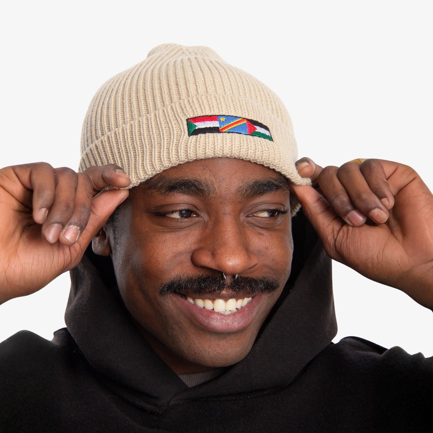 Liberation Embroidered Beanie Wear The Peace Beanie