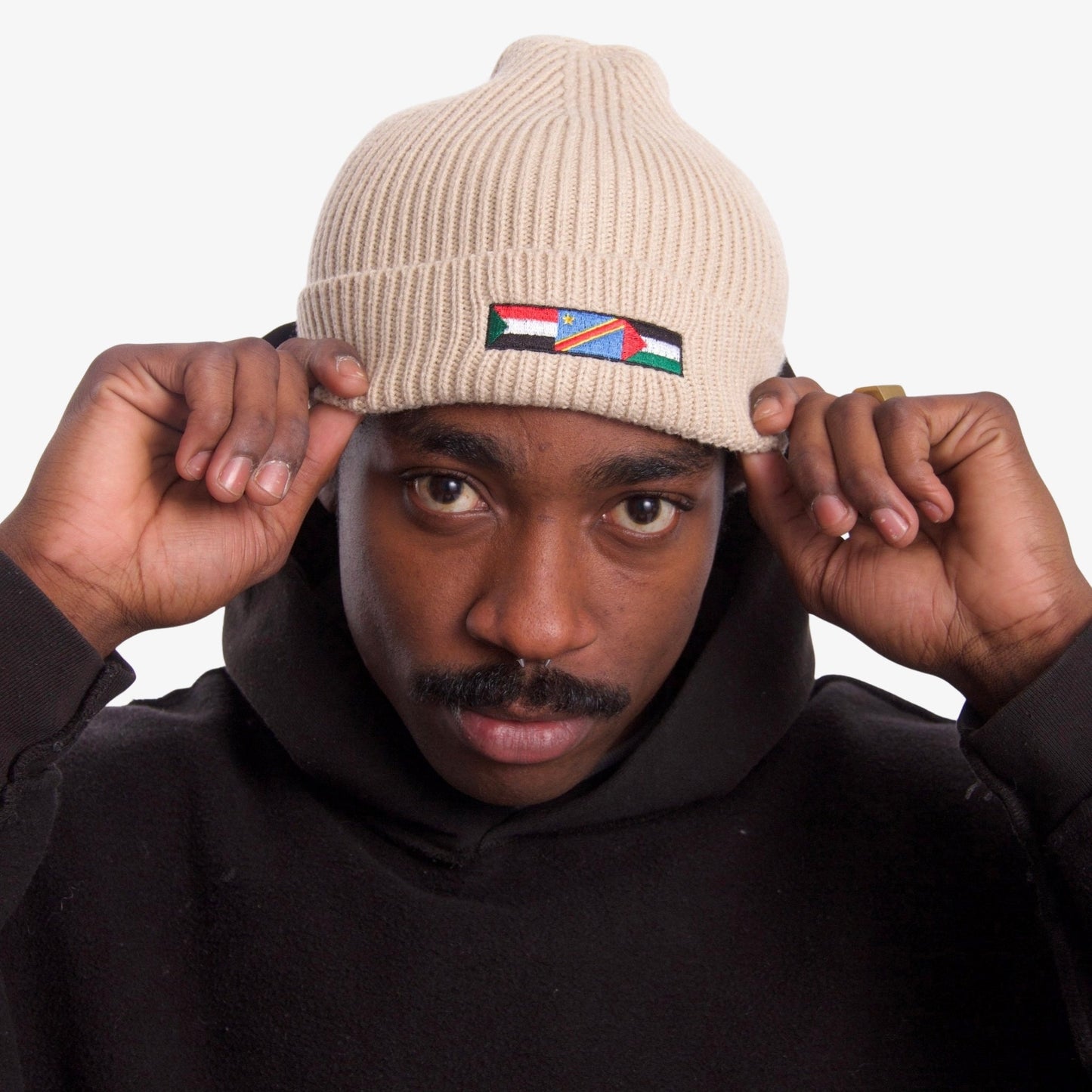 Liberation Embroidered Beanie Wear The Peace Beanie