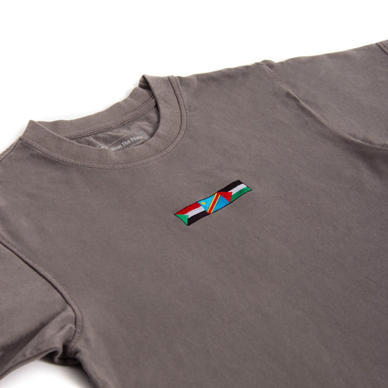 Liberation Embroidered Heavyweight Tee Wear The Peace Short Sleeves S