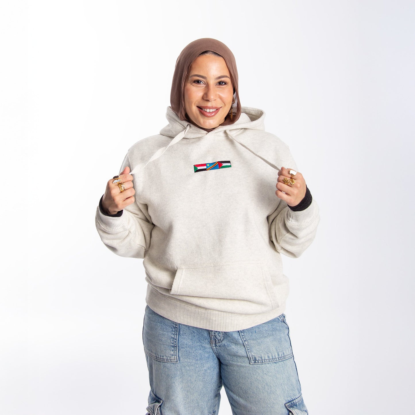 Liberation Embroidered Hoodie Wear The Peace Hoodies S