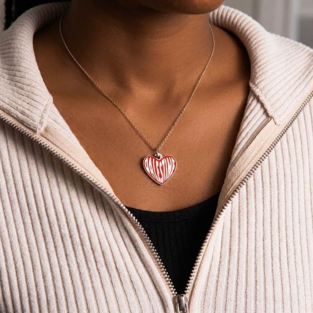 Love Palestine Necklace