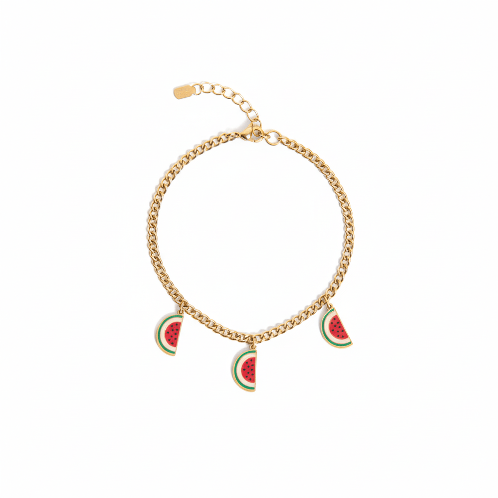 Melon Charm Bracelet Wear The Peace Necklaces