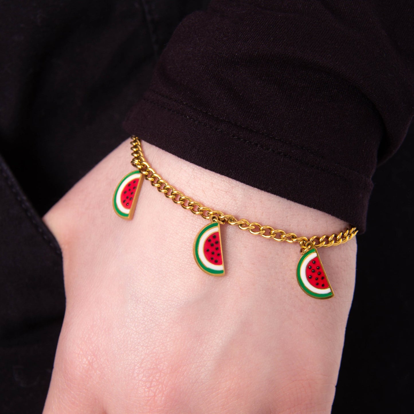 Melon Charm Bracelet Wear The Peace Necklaces