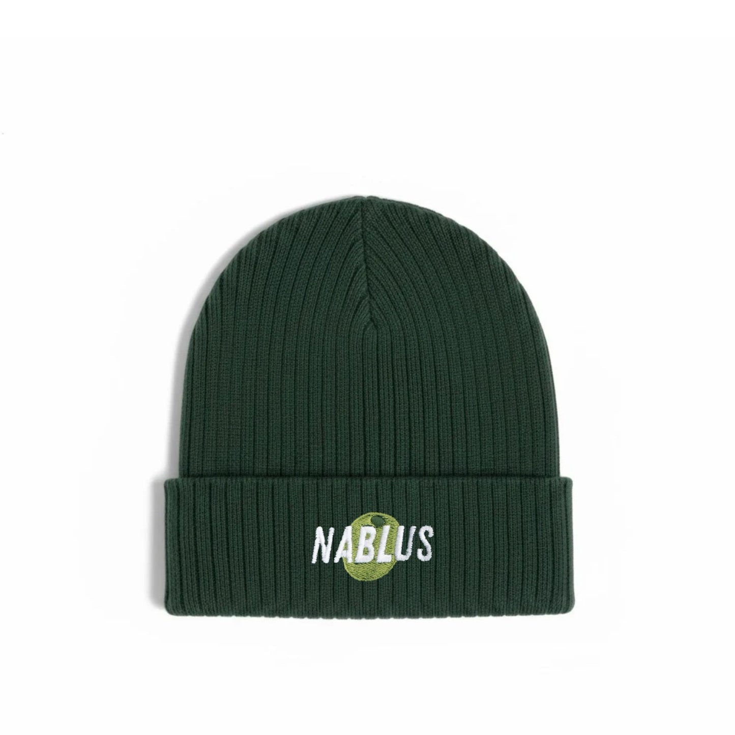 Nablus' Olives Embroidered Beanie Wear The Peace Beanie