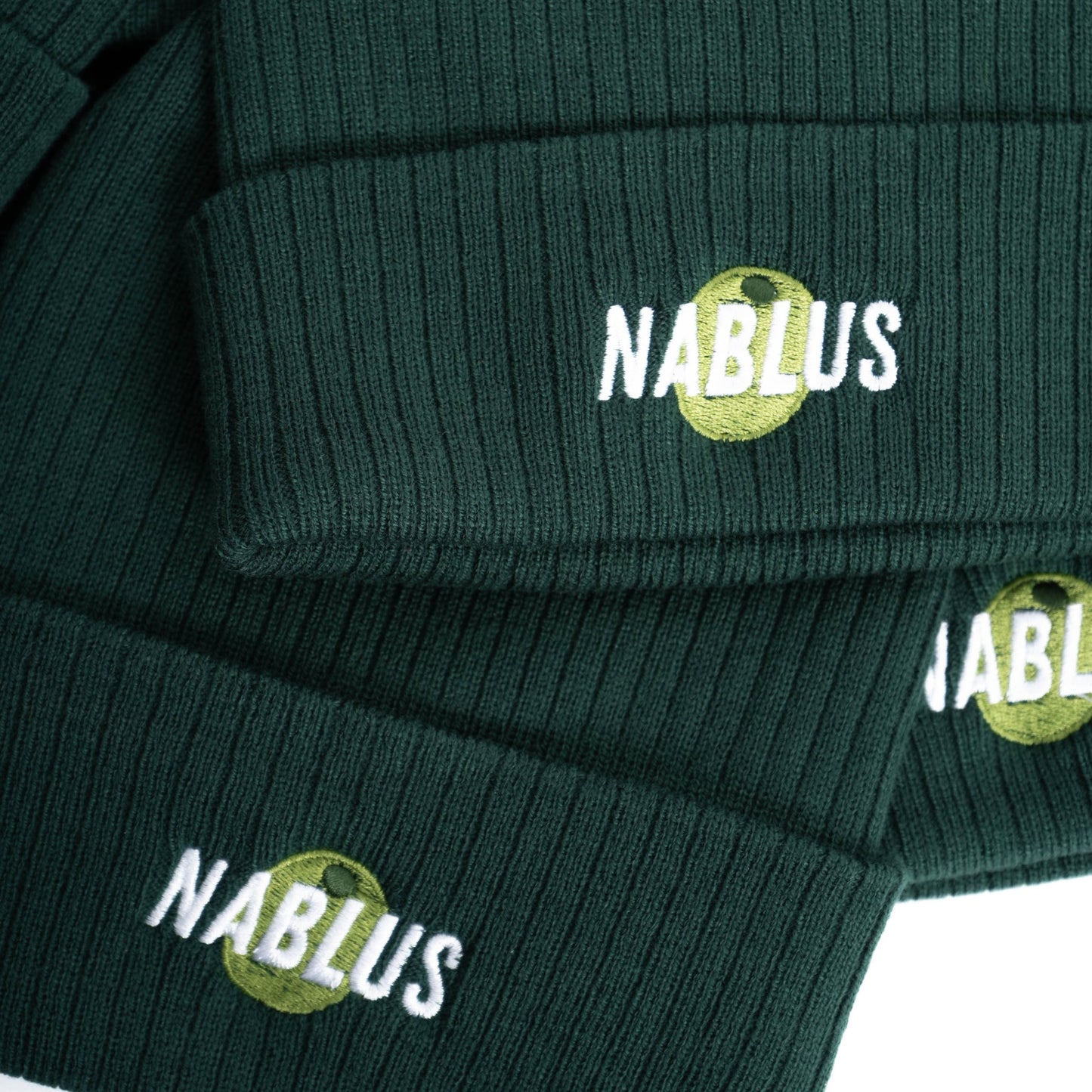 Nablus' Olives Embroidered Beanie Wear The Peace Beanie