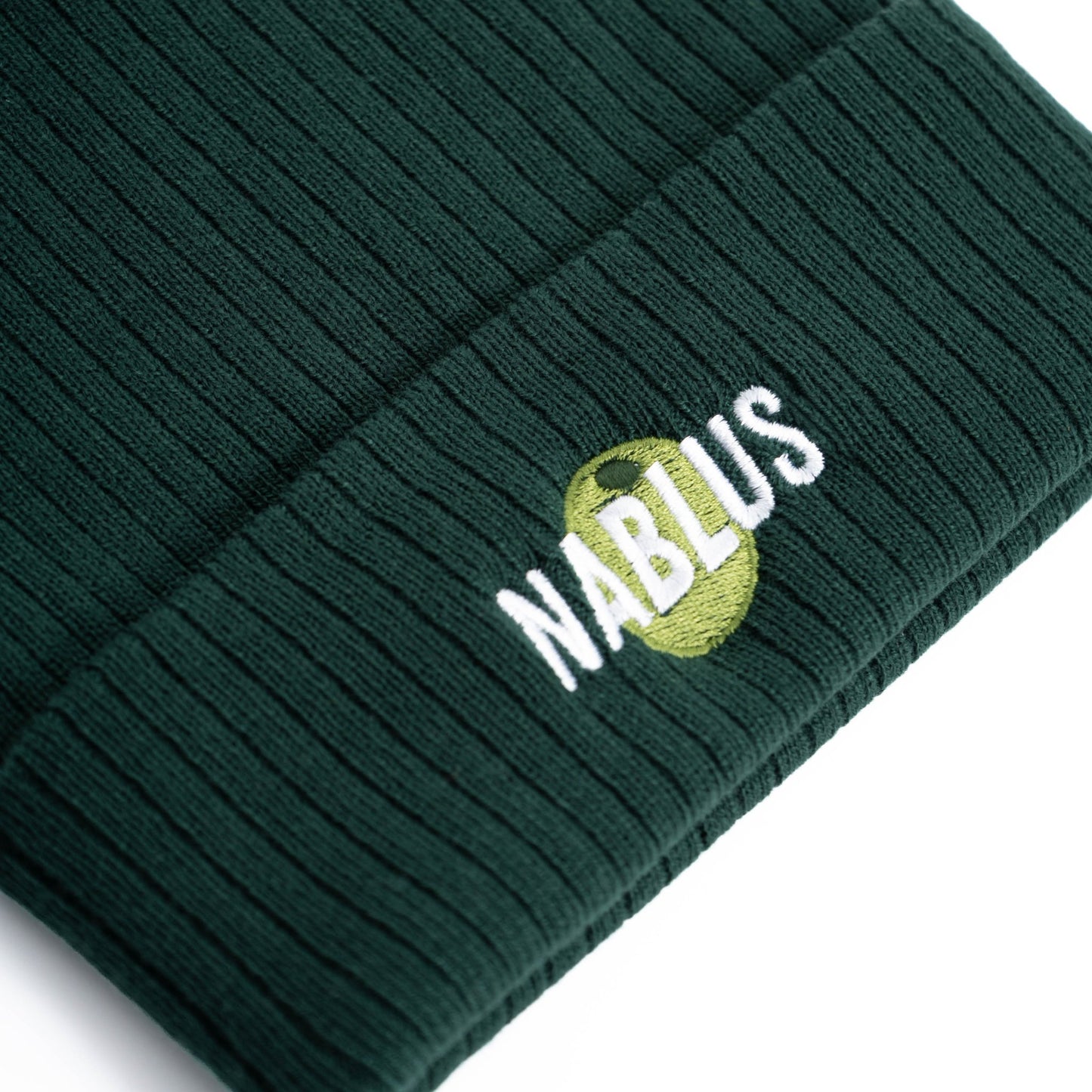 Nablus' Olives Embroidered Beanie Wear The Peace Beanie