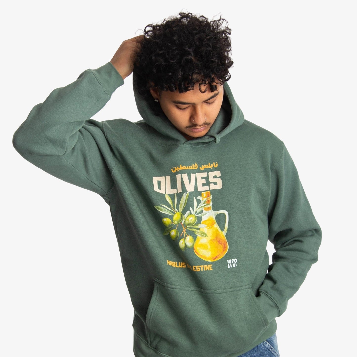 Nablus' Olives Hoodie Wear The Peace Hoodies S