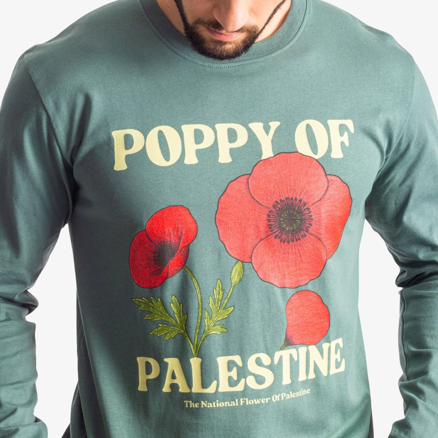 National Poppy Long Sleeve Tee Wear The Peace Long Sleeves S
