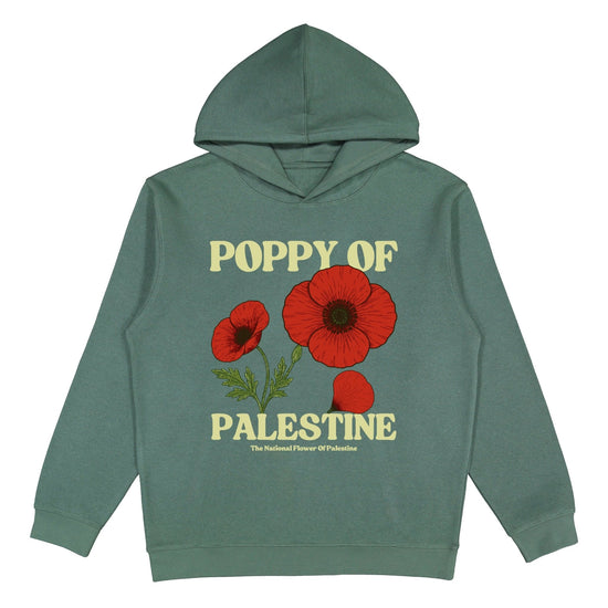 National Poppy Side - Pocket Hoodie Wear The Peace Hoodies S