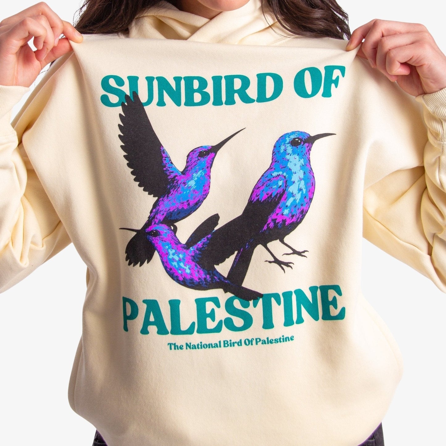 National Sunbird Side - Pocket Hoodie Wear The Peace Hoodies S