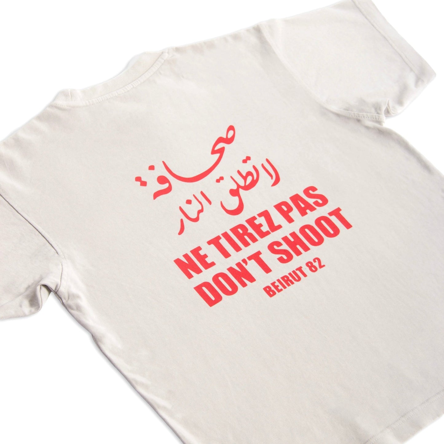 Ne Tirez Pas Heavyweight Tee Wear The Peace Short Sleeves S