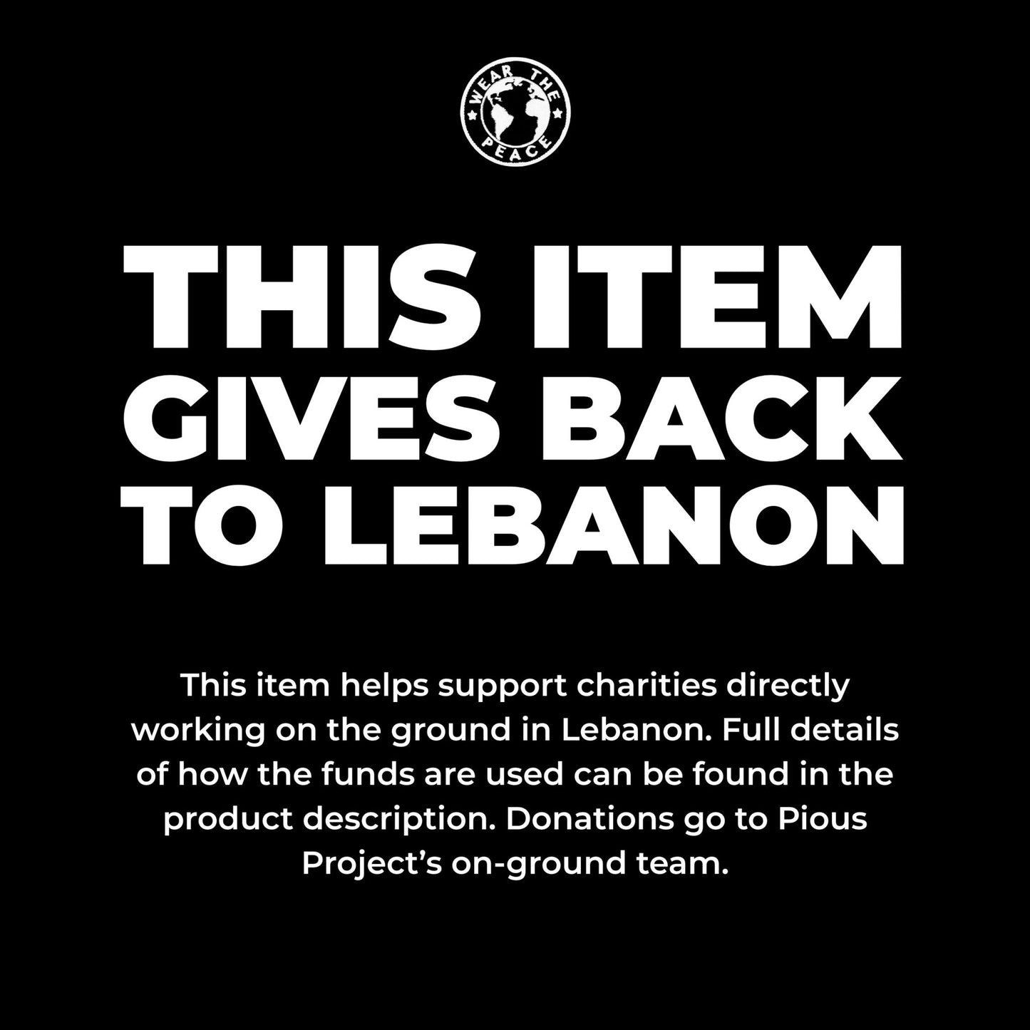 Ne Tirez Pas Heavyweight Tee Wear The Peace Short Sleeves S