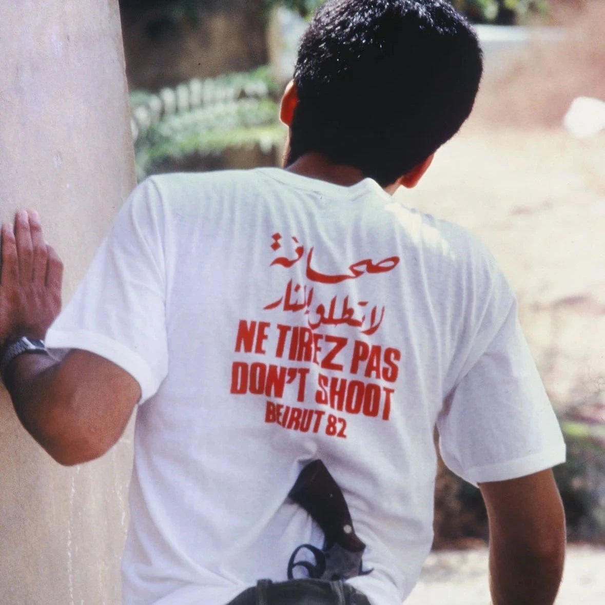 Ne Tirez Pas Heavyweight Tee Wear The Peace Short Sleeves S