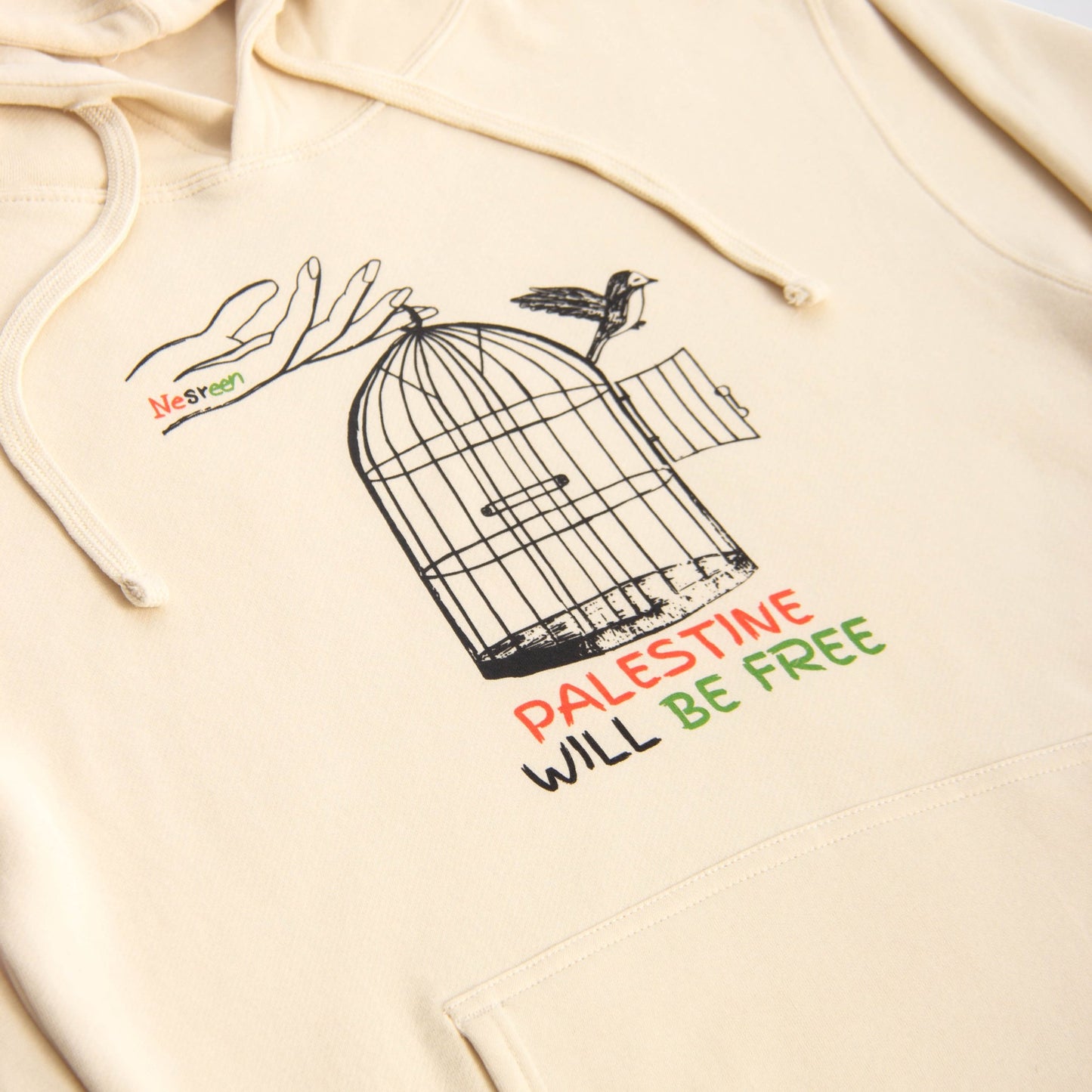 Nesreen Art Hoodie Wear The Peace Hoodies S