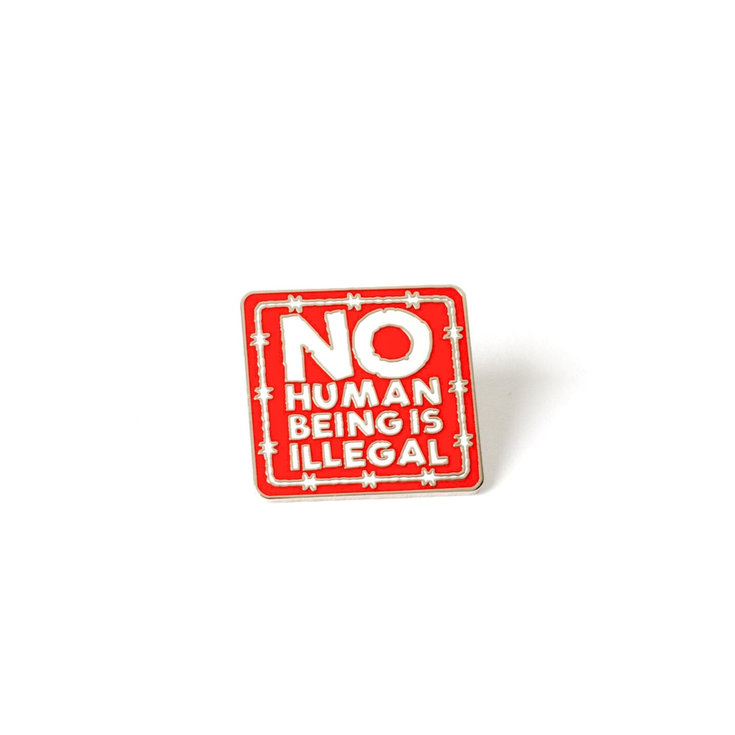 No Human Is Illegal Pin Wear The Peace Pin