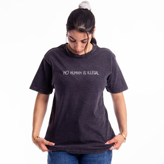 No Human Is Illegal Tee Wear The Peace Short Sleeves S