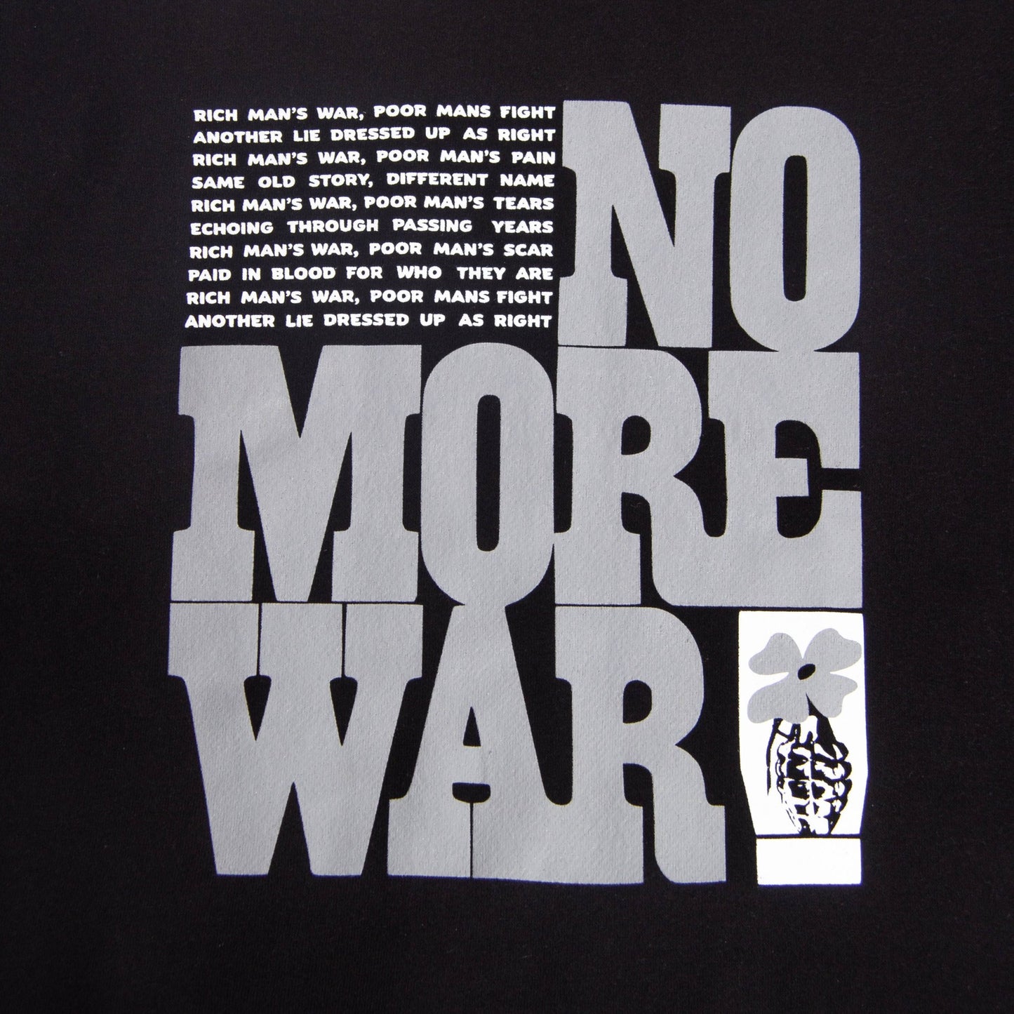 No More War Crewneck Wear The Peace Crewnecks S