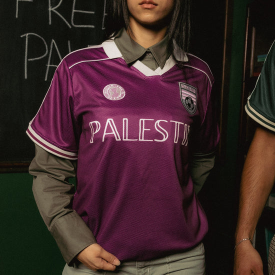 Palestine Away Jersey (Preorder: Ships 9/15) Wear The Peace Short Sleeves S