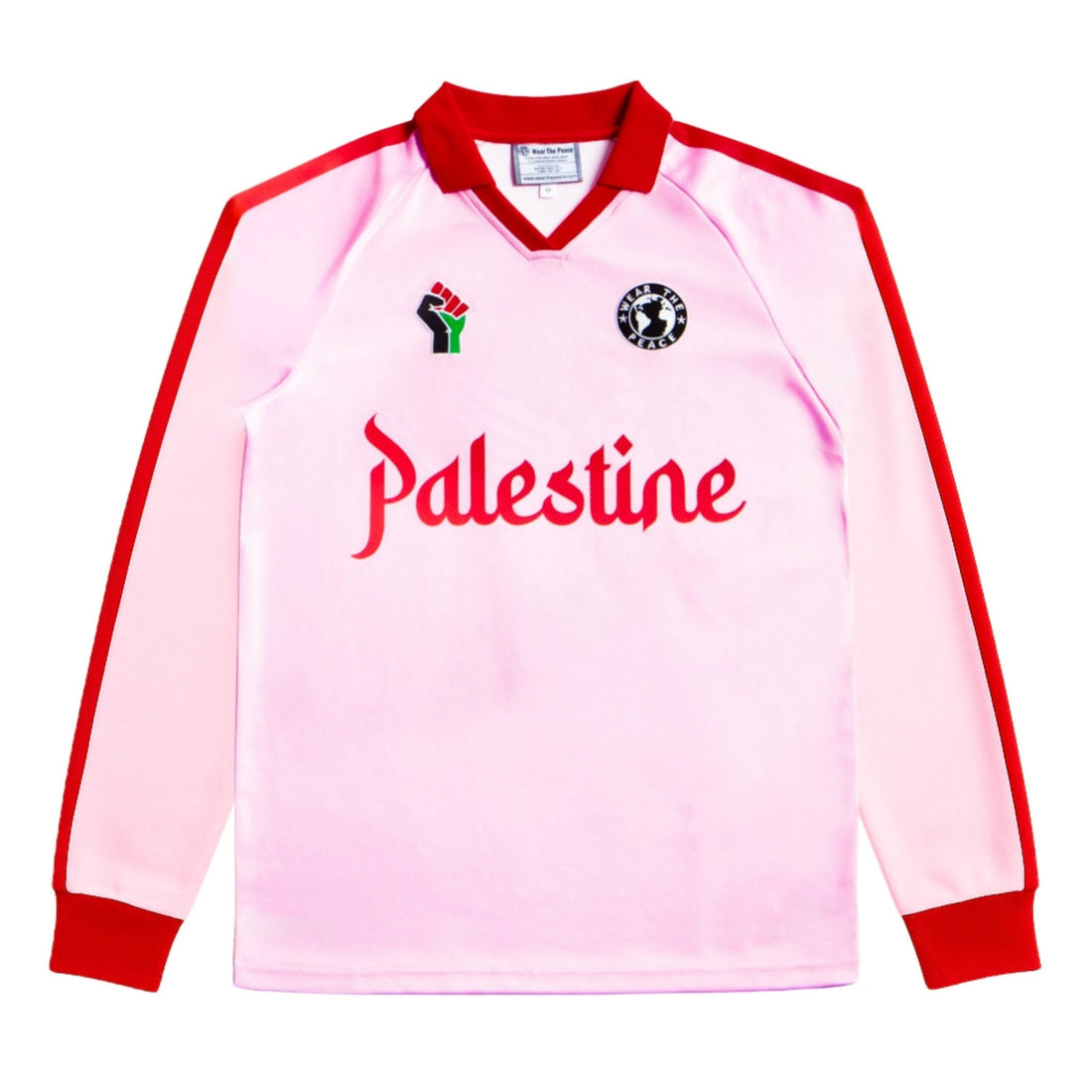 long sleeve pink palestine jersey main image 1