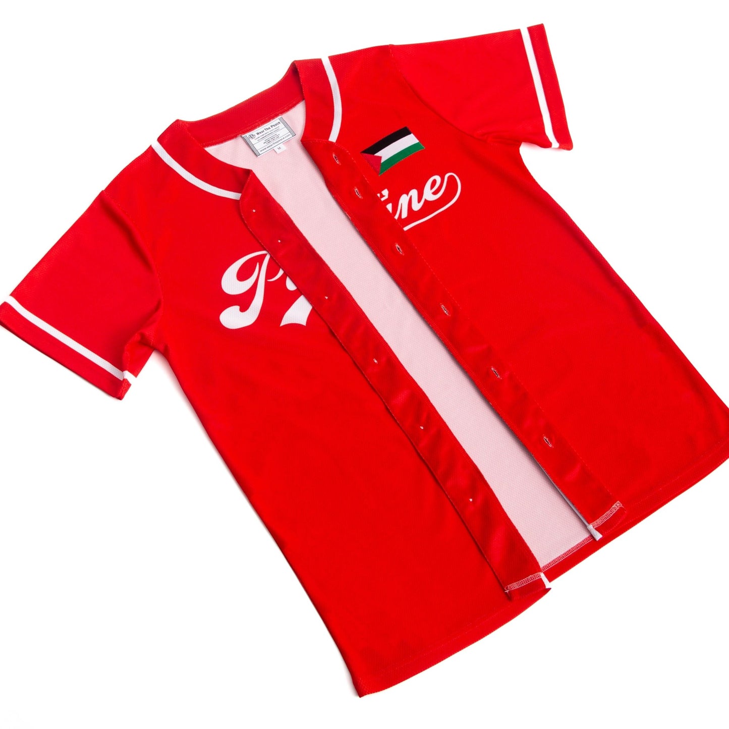 Palestine Baseball Alternate Kit Wear The Peace Short Sleeves S
