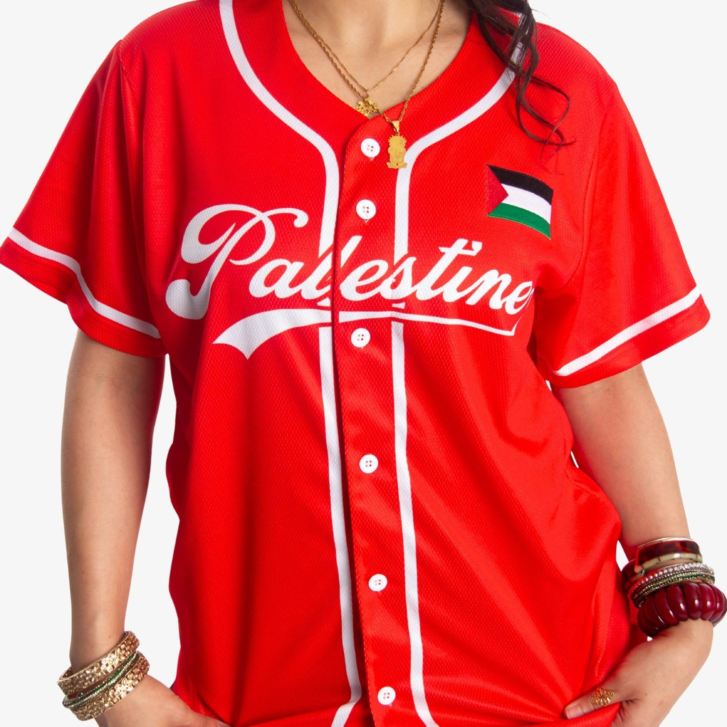 Palestine Baseball Alternate Kit Wear The Peace Short Sleeves S