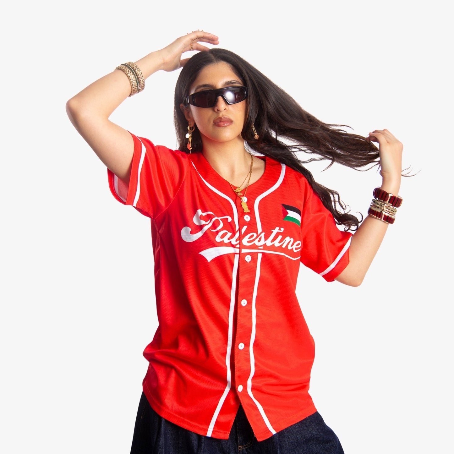 Palestine Baseball Alternate Kit Wear The Peace Short Sleeves S