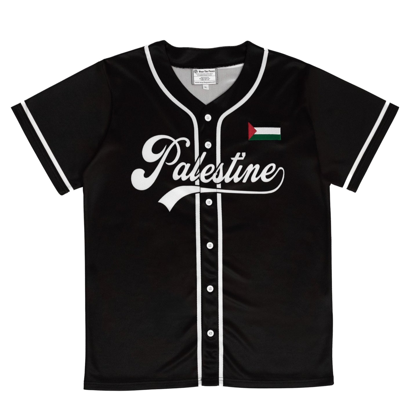 Palestine Baseball Away Jersey Wear The Peace Short Sleeves S