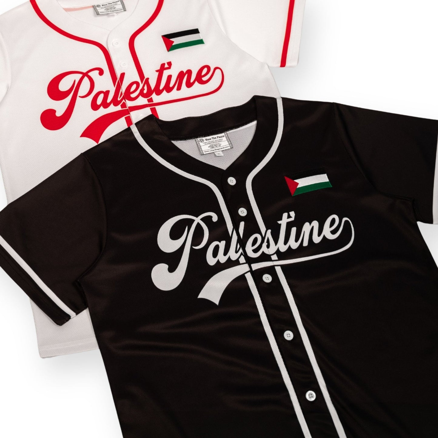 Palestine Baseball Away Jersey Wear The Peace Short Sleeves S