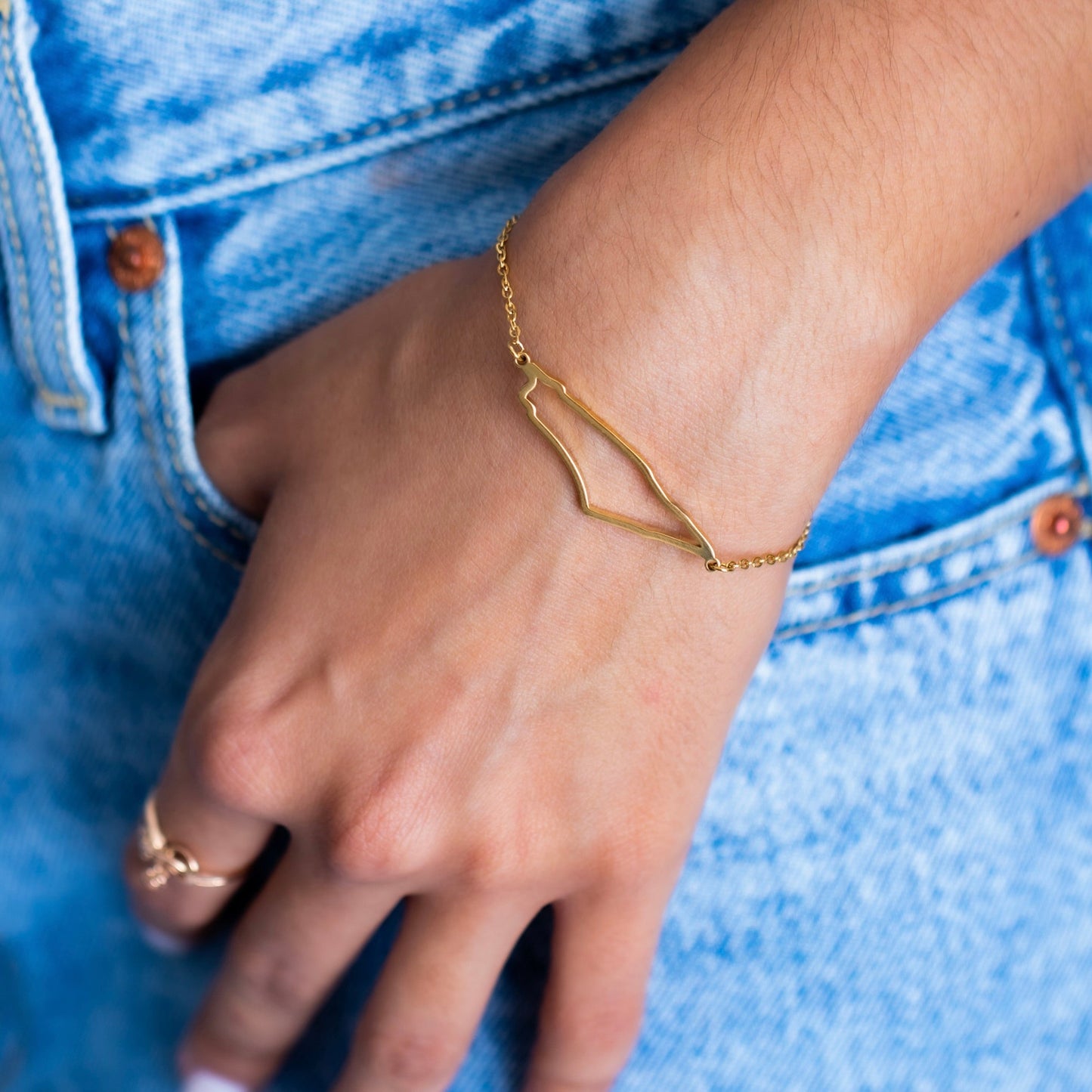 Palestine Bracelet Wear The Peace Necklaces Gold