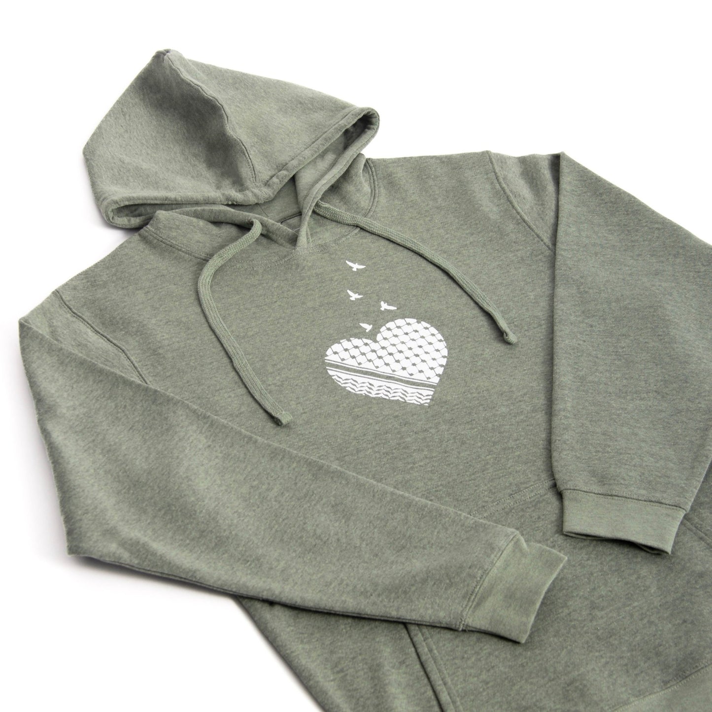 Palestine Heart Hoodie Wear The Peace Hoodies S